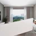 Curtain Pelmet Panel Without Track Window Cornice Boards Box Valances for Windows, Blinds Look Frame Aluminum Alloy Decorative Block Ceiling Mounting