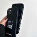 3 x Yonds Queen for iPhone 13 Cute Case, Cool Cartoon Astronaut Space Planet Rocket Design Stylish Bumper Cover Soft TPU Protective Anti-Slip Shockproof Fashion Case(iPhone 13, Earphone Music)