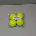 Precut Tennis Balls for Walkers, 4 PCS Heavy Duty Walker Accessories, Walker Tennis Balls Precut for Easy Installation, Universal Walker Glide Balls for Seniors, Furniture Legs & Floor Protection (Yellow)