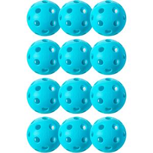 Franklin Sports X-26 Indoor Pickleballs - 3 Pack, 12 Pack & 100 Pack Bulk - USAPA Approved Tournament Pickleballs - Multiple Colors (Blue)