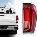 Tail Light Assembly Compatible with 2019-2024 GMC Sierra 1500 2500HD 3500HD, Right Passenger Side Tail Light Brake Turn Signal Replace# 84565920 GM2801309