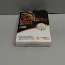 Doctor's Select Copper Plus Size Compression Socks Wide Calf - 2 Pairs | 20-30mmHg Extra Wide Calf Compression Socks Women Copper for Swelling, Varicose Veins | Black (3X-Large)