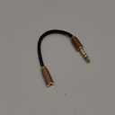 NewFantasia 6.35mm 1/4" Male to 4.4mm Balanced Female Headphone Audio Adapter Cable OD 5mm 6N OCC Copper Single Crystal Silver Plated Wire Walnut Wood Shell 6.35mm Male to 4.4mm Female