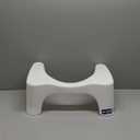 Squatty Potty Simple Curve Toilet Stool. (White)