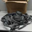 Garden Hose 100ft, Made of TPU(Not PVC), Ultra-Light & Flexible Water Hose, Non-Shrinking, Easy to Store, Drinking Water Safe Material, All-weather, Black&Gray