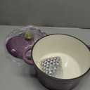 4.5 Quart Dutch Oven Pot with Lid, Non Stick Enameled Cast Iron Dutch Oven for Bread Baking, Heavy-Duty, Oven Safe Ceramic Cookware Up to 500°F for Baking, Braising, Stews, Roasting, Fig