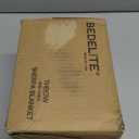 BEDELITE Fleece Throw Blanket for Couch - 300GSM Soft & Warm Fluffy Beige Blanket, Decorative and Giftable Striped Blankets for Women, Men, 50"x60"