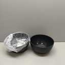 WSMKSZ 10 inch Hanging Planters for Outdoor Indoor Plants with Drainage Holes and Chain, 2 Pack Round Hanging Flower Pots for Garden Home Porch Decor, Black