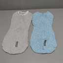 SwaddleMe by Ingenuity Compression Baby Swaddle Pod, Two-Way Zipper for Easy Diaper Changes, Improves Sleep & Calms Startle Reflex, 0-2 Months, 1.0 TOG, 2-Pack - Dino Jam