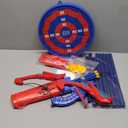 Bow and Arrow Set for Kids, LED Light Up Archery Set with 7 Suction Cup Arrows, Quiver & Standing Web Target for Indoor/Outdoor, Birthday Gifts Toys for 4 5 6 7 8 9 10 12 Year Old Boys Girls (Red)