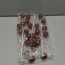 6 Pcs Christmas Ball Ornament 11.8 Inch Christmas Tree Ball Picks Decor Xmas Tree Topper for Xmas Vase Wreath Stairs Garland Decoration Supplies(Light Brown)