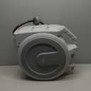 Giraffe Tools Retractable Hose Reel 1/2 in x130 FT PRO Metal Bracket Wall Mounted Heavy Duty Hose Reel with 9 Pattern Nozzle 180 Deg Swivel, Metal Bracket Any Length Lock (1/2 130FT PRO, Dark Grey)