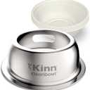Kinn Kleanbowl Pet Bowl Stainless Steel Frame with Compostable Refills, 32 oz (Pack of 1)  Spill-Proof Stable Disposable Dog Bowls for Easy Cleaning and Healthy Pets, No Plastic