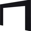 Trim kit Just for Valuxhome 30Length 25 High Electric Fireplace Heater Insert