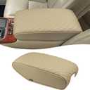 KBH Center Console Armrest Cover for 1998-2005 Lexus GS300 GS400 GS430, Middle Console Protector, Arm Rest Lid Cushion Cover, Anti-Scratch, Beige