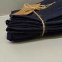 Waffle Kitchen Towels 100% Cotton 16x26 - Super Absorbent, Soft & Quick Drying, Multi-Purpose for Drying & Cleaning, Ideal for Kitchen & Home Use, Set of 6 Low-Lint Dish Towels Navy Blue