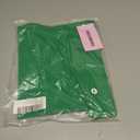 Womens Sleeveless Crop Tops Square Neck Double Layer Workout Fitness Basic Cropped Tank Top (Green, L)