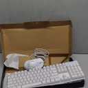Gaming Keyboard and Mouse Combo, K1 RGB LED Backlit Keyboard with 104 Key for PC/Laptop(White)