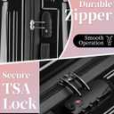Luggage Set, 20 Inch Carry on Luggage, 24 Inch Checked Luggage Lightweight Hardside Suitcase With Spinner Wheels, TSA Lock, 2-Piece Set