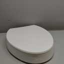 KOHLER 25875-0 Hyten 3" Height, Elevated Soft Close Elongated Toilet Seat, Contoured Seat with Grip-Tight Bumpers, Quick-Attach Hardware, No Slam Toilet Seat, White