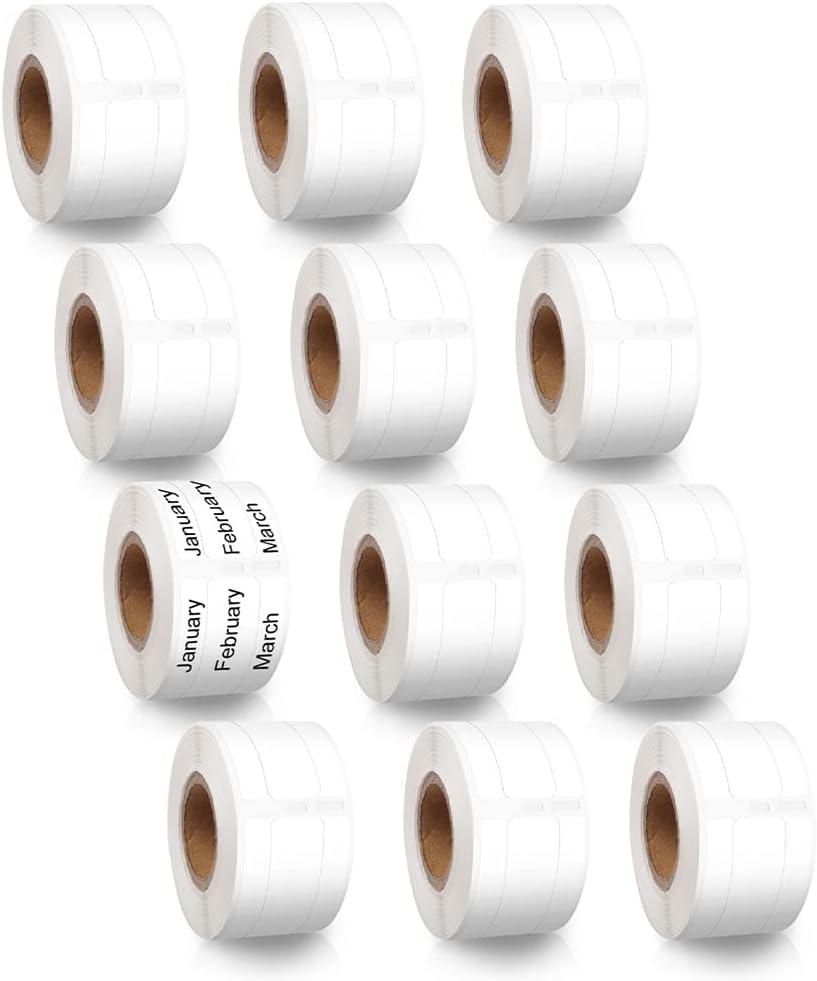 Labelife Compatible File Folder Labels 9/16" x 3-7/16" Replace for Label 30327 (30576) LW 1-Up Labels for 450, 450 Turbo, 450 Twin Turbo, 450 Duo, 4XL, 400 Printer, 12 Rolls