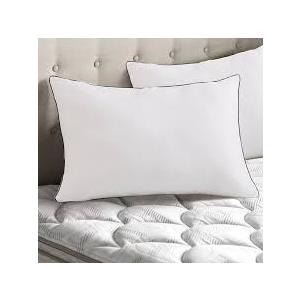 Queen Size Bed Pillows Set of 2, Soft Fluffy Hotel Quality, Down Alternative Filling (20"" x 28"")
