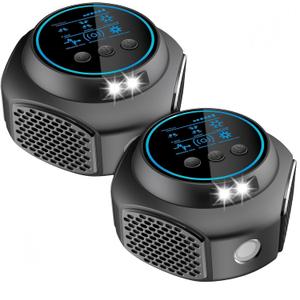 2 Pack Mouse Deterrent Plug in with 4 Modes Mouse Repellent Indoor Ultrasonic Mice Repellent for Attic House Warehouse Garage Basement Rodent Repellent Ultrasonic Plug in