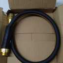 Giraffe Tools Garden Leader Hose 5/8 inch x 2.5ft, Short Water Hose Heavy Duty, Flexible, Lightweight Hybrid Hose with Bend Protection, Male to Female Fittings