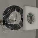 Recessed Can Light Conversion Kit for 5" and 6" Ceiling Fixtures - Pendant/Hanging Light Upgrade, Compatible with Ceiling Fans, Includes 7" Flat Steel Medallion, Black Finish