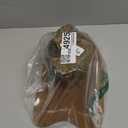 Decorative Bowl for Tabletop Decor, Live Edge Serving Tray with Base, Home Centerpiece Decor, Teak Wood