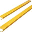 BestEquip Forklift Extensions, 96 inch Fork Extensions 5.5 inch Width, Heavy Duty Steel Pallet Fork Extensions, 1 Pair Forklift Extensions for Forklift Lift Truck Forklift Loaders