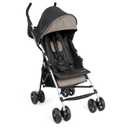 Ingenuity 3D Mini Convenience Stroller – Lightweight Stroller with Compact Fold, Multi-Position Recline, Canopy with Pop Out Sun Visor – Umbrella Stroller for Travel and More, Cashew Tan