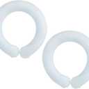 Wrist Cooling Tube Reusable Wrist Cooling Bracelets Wearable Rings Wristband Tube for Hot Weather Rings (White)