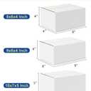 Assorted-Sizes-Shipping-Boxes-45-Pack: 8x6x4 & 9x6x4 & 10x7x5 Small-Shipping-Boxes-Mailers, White Corrugated-Cardboard-Boxes-for-Packing-Small-Business Mailing