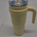 Reduce 24 oz Stainless Steel Tumbler with Handle - Dual-Wall Vacuum Insulated Travel Mug, Sweat-Proof Lid & Reusable Straw - Keeps Drinks Cold for 24 Hrs, Fits Cupholders, Dishwasher Safe -Pina Colada