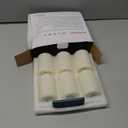 Homemory Flameless Votive Candles with Timer Remote, 2" x 3" Real Wax, Realistic Black Wick Battery Operated Pillar Candles, 6 Pack for Wedding, Party and Holiday Decoration