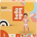 Hello Bello Premium Diapers Size 5, Honeysuckle Designs, 48ct Club Box, Hypoallergenic and Extra Absorbent