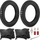 KAMIER 12.5x2.75 (12-1/2x2.75) Tires and Inner Tube Set for Razor Electric MX350 MX400 ZR350 SX350 Dirt Bike E-zip E500 E750 X-Treme X-560 Kids Scooter Mini Dirt Bike 12.5x2.5 Tire Tube Parts (2 Pack)
