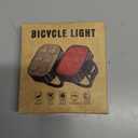 Bike Lights for Night Riding, USB Rechargeable Bike Lights Front and Back, Waterproof IP65 Bicycle Light, 4+6 Modes Bike Headlight and Tail Light Set,1.5 Hrs Fast Charging, Easy to Install