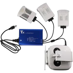 Multi Battery Charger Rapid Balance Charger For DJI Phantom 4,Pro,Phantom 4 Pro+ / Phantom 4 Advanced and DJI Phantom 4 Advanced+ Battery and Remote Controller