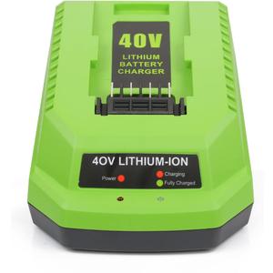 40V Charger Replacement for Greenworks 40V Battery Charger, Compatible with 40 Volt G-MAX Power Tools 29482 29252 20202 22262 29472 29462 (Not for 29662)