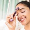 ROSELYNBOUTIQUE Gua Sha Facial Tools & Face Roller Original Face Massager for Puffiness Wrinkless Skin Care Routine - Self Care Gift for Men Women (Amethyst)