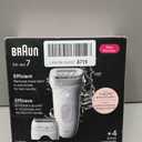 Braun Epilator Silk-pil 7, Hair Removal Device, Women Shaver & Trimmer, Wet and Dry, Wide Head, Includes Shaver Head and Trimmer Comb, SE7-041, Silver
