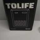 ToLife Dehumidifiers for Home 95 OZ Water Tank, 1000 sq.ft Dehumidifier for Basement Bedroom Bathroom with Auto Shut Off 7 Colors LED Light, Silver