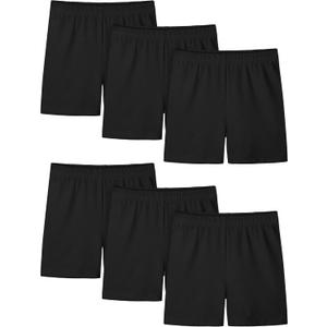 Ruisita Toddler Girls Biker Shorts Solid Bike Cartwheel Shorts Kids Under Dress Dance Safety Shorts (S)