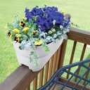 Emsco Group Rail Planter, White