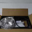 SHAINFUN Elevated/Raised Dog Bowls Stand Adjusable Height with Two 1.7L Stainless Steel Food Bowls and Spill Proof Mat, for Large and Medium Dogs.