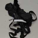 Allroaring Dog Suspender Boots, Waterproof Dog Rain Boots, Puppy Snow Shoes for Winter, Anti Dirt Pants with Shoes, Adjustable Suspender Pants for Outdoor Walking (Black, Large)