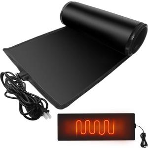 Snow and Ice Melting Mats, Ice Dam Prevention Heating Mats, Snow Melting Mats for Walkways, Roof and Valley Heater Ice Dam Prevention Heated Outdoor Pad,5ftx14in