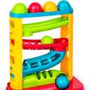 Durable Pound A Ball Toys for Toddler, Stacking, Learning, Active, Early Developmental Hammer Montessori Toys, Fun Gifts for Boy & Girl - STEM Educational Toy - Great Birthday Gift Ages 1 2 3